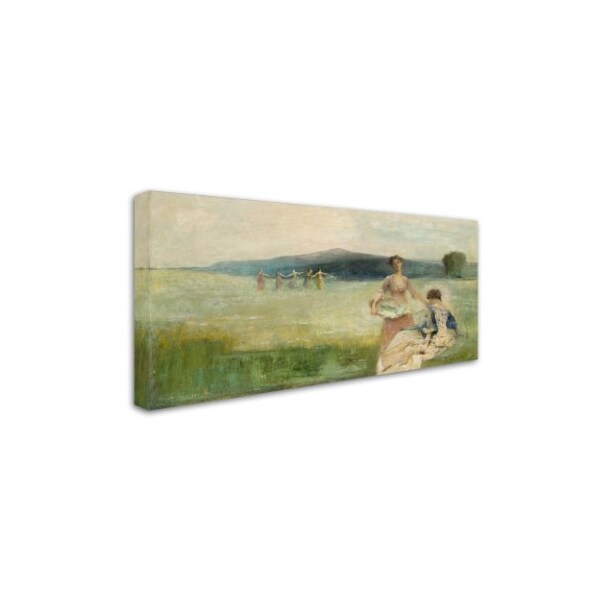 Thomas Dewing 'Spring' Canvas Art,24x47